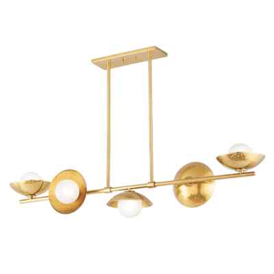 Hudson Valley Lighting Glimmer, Aged Brass, 5355-AGB