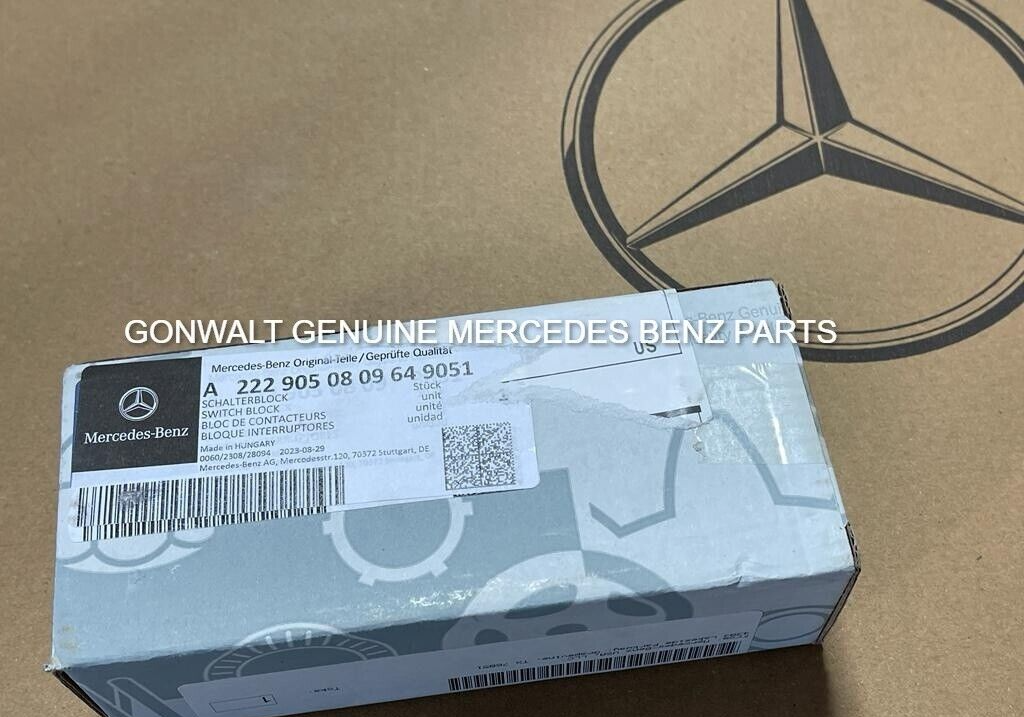 【専用ページ】mi_sa9071 さま 2014-2019 Mercedes-Benz S Class Left Switch Block