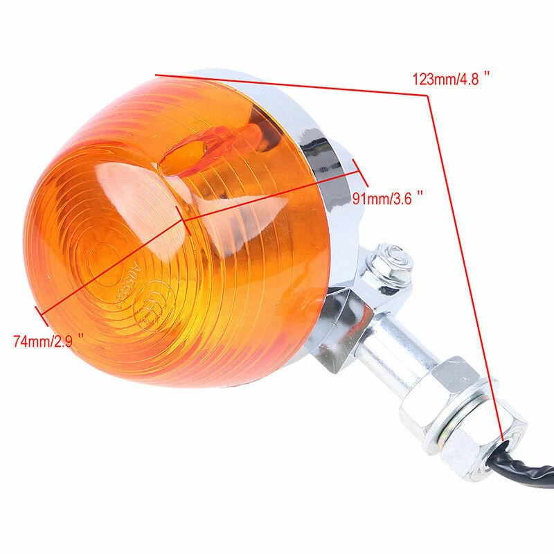 Luz de giro trasera universal para motocicleta indicadores lámpara de freno para Honda Foto 3 de 4
