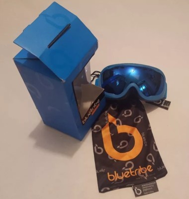 Neue Original Bluetribe Skibrille Erwachsene X-Ray Blau + Original Etui 
