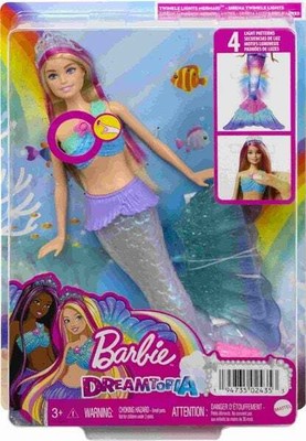 Barbie - Barbie Dreamtopia Zauberlicht Meerjungfrau Malibu Puppe