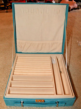 Turquoise Locking Jewelry Box