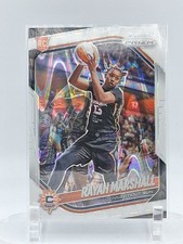 2025 Panini Prizm WNBA #47 Rayah Marshall White Seismic Prizms