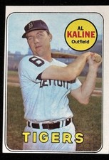 1969 Topps Baseball #410 Al Kaline Detroit Tigers NRMT⚾️ 1969 Topps Baseball #410 Al Kaline Detroit Tigers NRMT⚾️