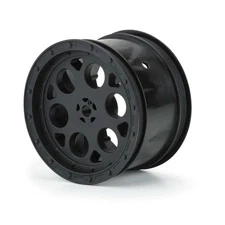 Pro-Line 2783-03 - Showtime 2.2" Sprint Car Wheels, 12mm Hex, Black, Rear (2)