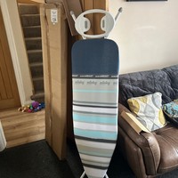 Minky Premium White Large Ironing Board 122 x 38cm