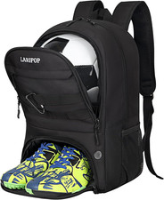 Soccer Backpack,Soccer Bag with Ball Holder and Shoe Compartment,Sports Equipmen