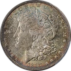 1887-P Morgan Silver Dollar Pretty Toning PCGS MS65 Great Eye Appeal