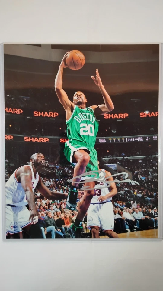 Lote de autógrafos 8x10 de Boston Celtics, Medias Rojas, New England Patriots (LEER DESCRIPCIÓN) Foto 4 de 4