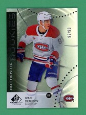 2025-26 UD SP Game Used Ivan Demidov Rainbow Authentic RC 92/93 NM