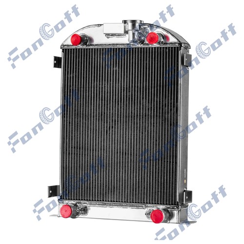 4 Row Aluminum Radiator For 1930 1931 1932 Ford Model A Model B 3.3L ...
