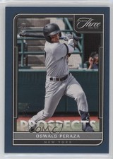 2022 Panini Three and Two Prospects Full Count 6/32 Oswald Peraza #P-20 w6l