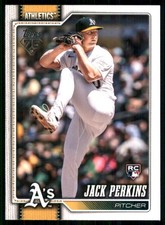 2026 Topps #206 Jack Perkins RC Athletics 58640