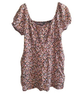 Lily Rose Skater Floral Dress Jr. Plus SZ 2X 18-20