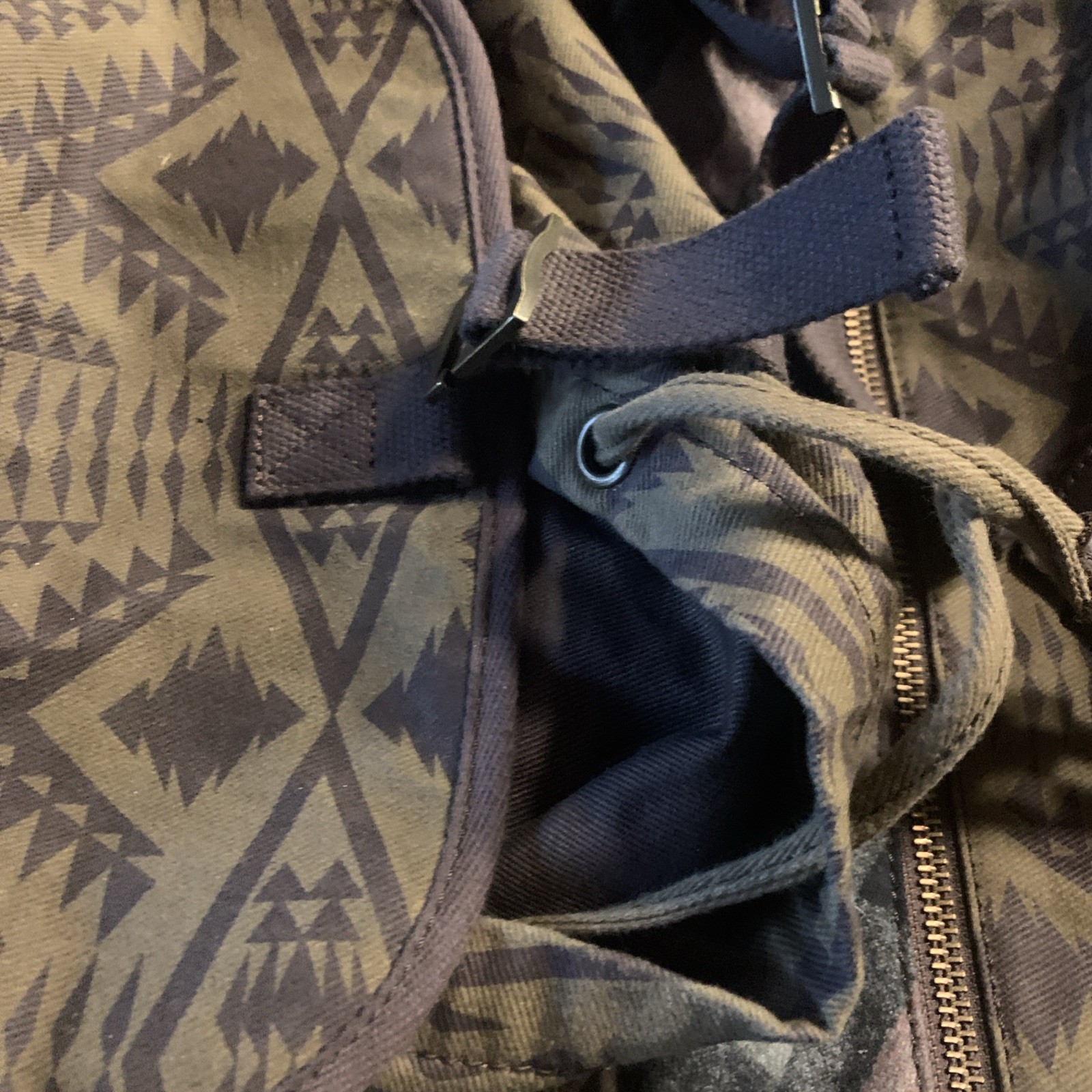 Pendleton Brown Multi Wool Canvas Western Cargo P… - image 10