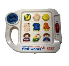 Vintage VTECH Little Smart Talking First Words Electronic Musical ABC Baby Toy