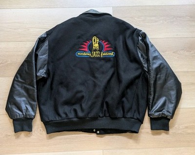 Vintage Monterey Jazz Festival Wool Varsity Bomber Jacket XXL USA