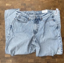 Old Navy High-Rise Curvy O.G. Straight Ankle Jeans Women s 12 Light Wash NWT
