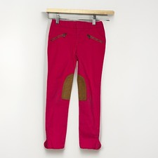 Ralph Lauren Girls Riding Pants Pink Size 6 Jodhpurs Breeches Equestrian Horse