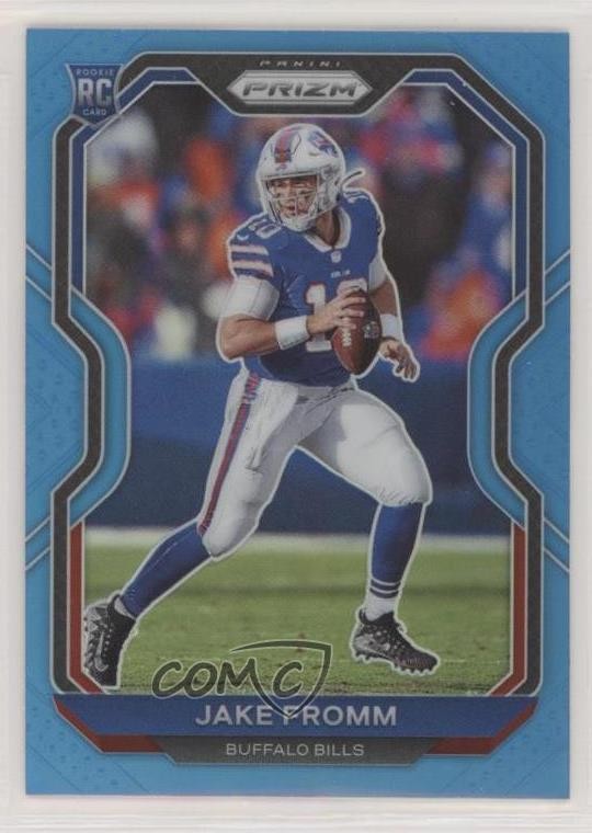 2020 Panini Prizm Rookie Light Blue Prizm Jake Fromm #310 Rookie RC 3c7