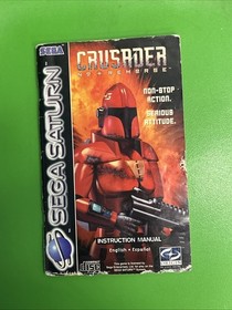 SEGA SATURN CRUSADER NO REMORSE - DISC & MANUAL - TESTED + WARRANTY