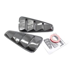 For 05-09 Ford Mustang Carbon Fiber Vent Style Quarter Side Window Louver Cover For 05-09 Ford Mustang Carbon Fiber Vent Style Quarter Side Window Louver Cover