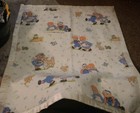 1977 Vntg Bobbs & Merrill Raggety Ann & Andy Baby  Blanket 39x44” Nylon Edge — photo 2