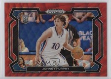 2024-25 Panini Prizm Draft Picks Red Wave Variations Johnny Furphy #91 1o2