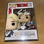 Ric Flair Signed WWE Wrestling Diamond #82 Funko Pop! JSA COA In Protector