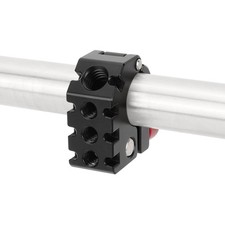 19mm Rod Clamp with 1/4 & 3/8 Anti-Twist Mount (Red Locking Lever) - 3268