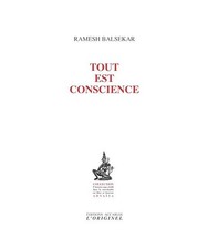 Tout est conscience, Balsekar, Ramesh S.