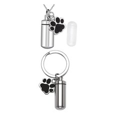 Pet Urn Urn Box Easy to Use Reminded Pet Supplies Box Keepsake Burial Titanium