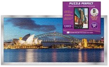 Silver Wood Puzzle Frame Kit - Glue Sheets, UV Acrylic - Available in 20 Sizes