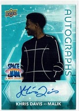 Space Jam A New Legacy Autograph Auto Card S-KD2 Khris Davis as Malik