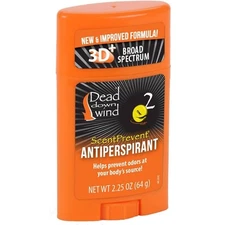 Dead Down Wind Odorless Odor Eliminating Antiperspirant Deodorant ScentPrevent