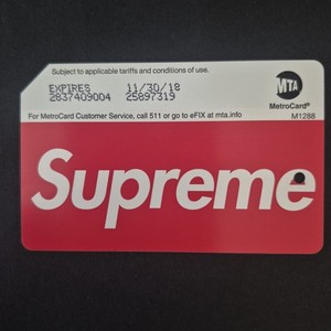 Supreme Metro Card | eBay