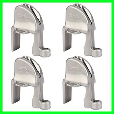 Boat Fender Clips, Adjustable Pontoon Boat Square Rail Fender Cleats/Clips/Ha...
