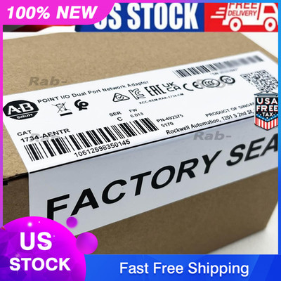 NEW Sealed Allen-Bradley 1734-AENTR SER C POINT I/O Dual Port Network Adaptor