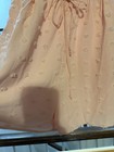 CHICME Pink Strapless Smocked Romper Button Ruffle Woven Textured Size L — photo 6