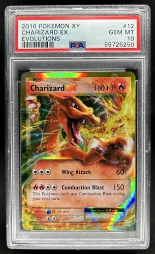 2016 Pokemon XY Evolutions Charizard Holo #12/108 PSA 10 GEM MINT
