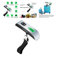 Portable Digital Luggage Scale with Backlit LCD 110 lbs Capacity, Auto Shut...