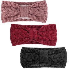Warm Crochet Turban Knitted Ear Warmer Winter Women Headbands  Girls Hair Band