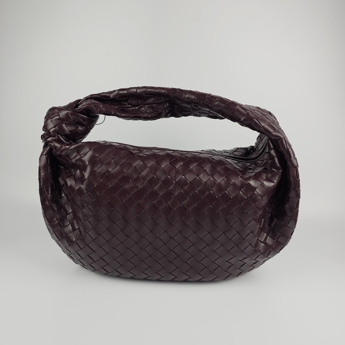 BOTTEGA VENETA パーティーバッグ　ナイロン BOTTEGA VENETA Jodie Classic $4900 Dark Barolo Shoulder Bag New | eBay