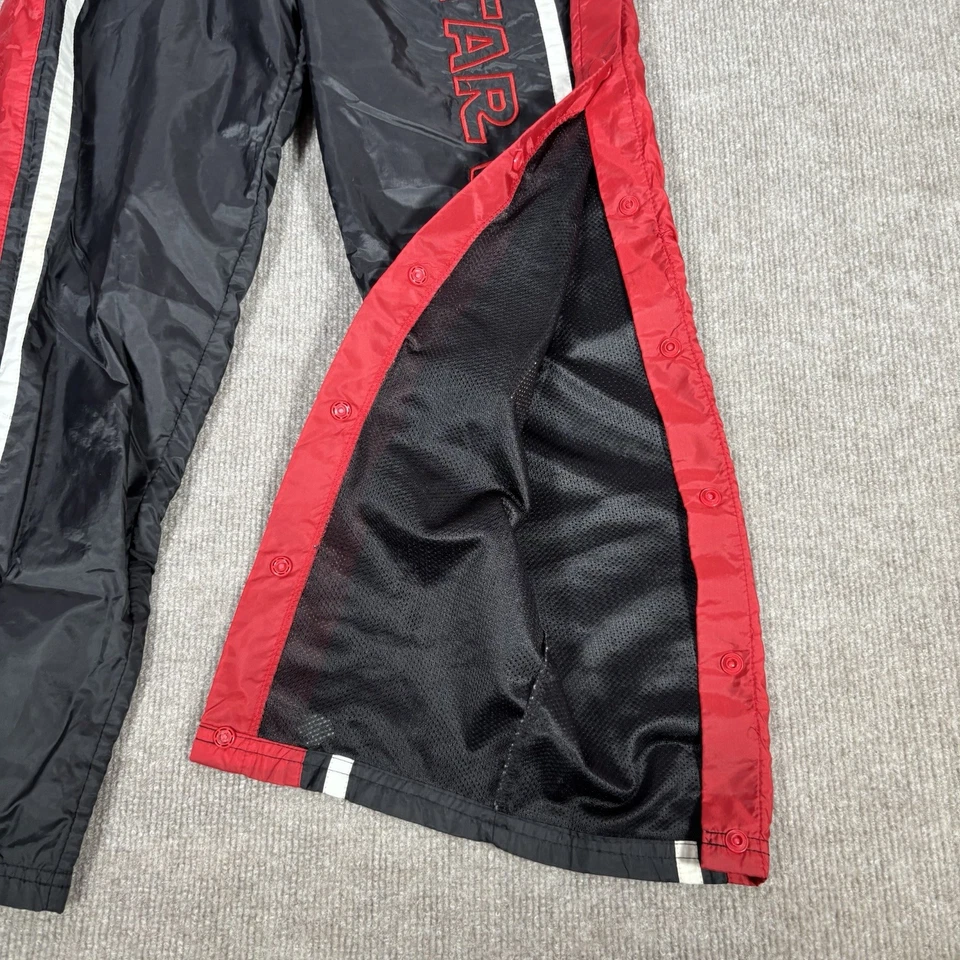 Pantalones deportivos Star Wars vintage años 90 joven niño 12 negro cortavientos forrados rasgar Foto 3 de 4