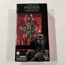 Star Wars The Black Series 0-0-0  Triple Zero  6-Inch Action Figure Black C-3P0