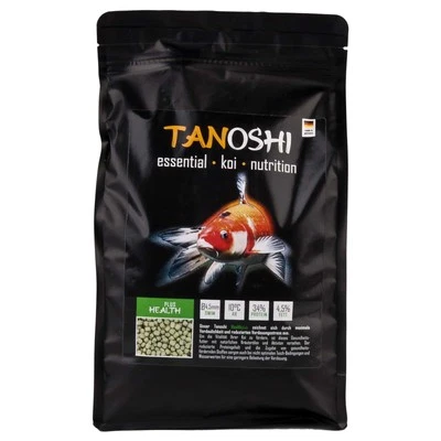 Koifutter TANOSHI Health Plus 1,2 kg / 4,5 mm ab 10°C Vital Futter Koi Verdauung