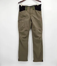 Simms Men's Rogue Softshell Pants Size 32 x 32 Regular Fishing Green Fleece line