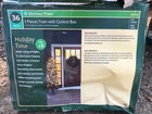Vintage 36" x 112"  3 piece Train w/ Control Box Lawn Decor Mini Lights Ornament — photo 2