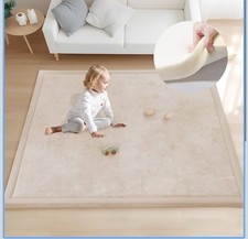 ACOMOPACK 50x50 Baby Play Mat   1.3  Thick Memory Foam   Soft Velvet   NEW