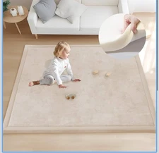 ACOMOPACK 50x50 Baby Play Mat – 1.3” Thick Memory Foam – Soft Velvet – NEW